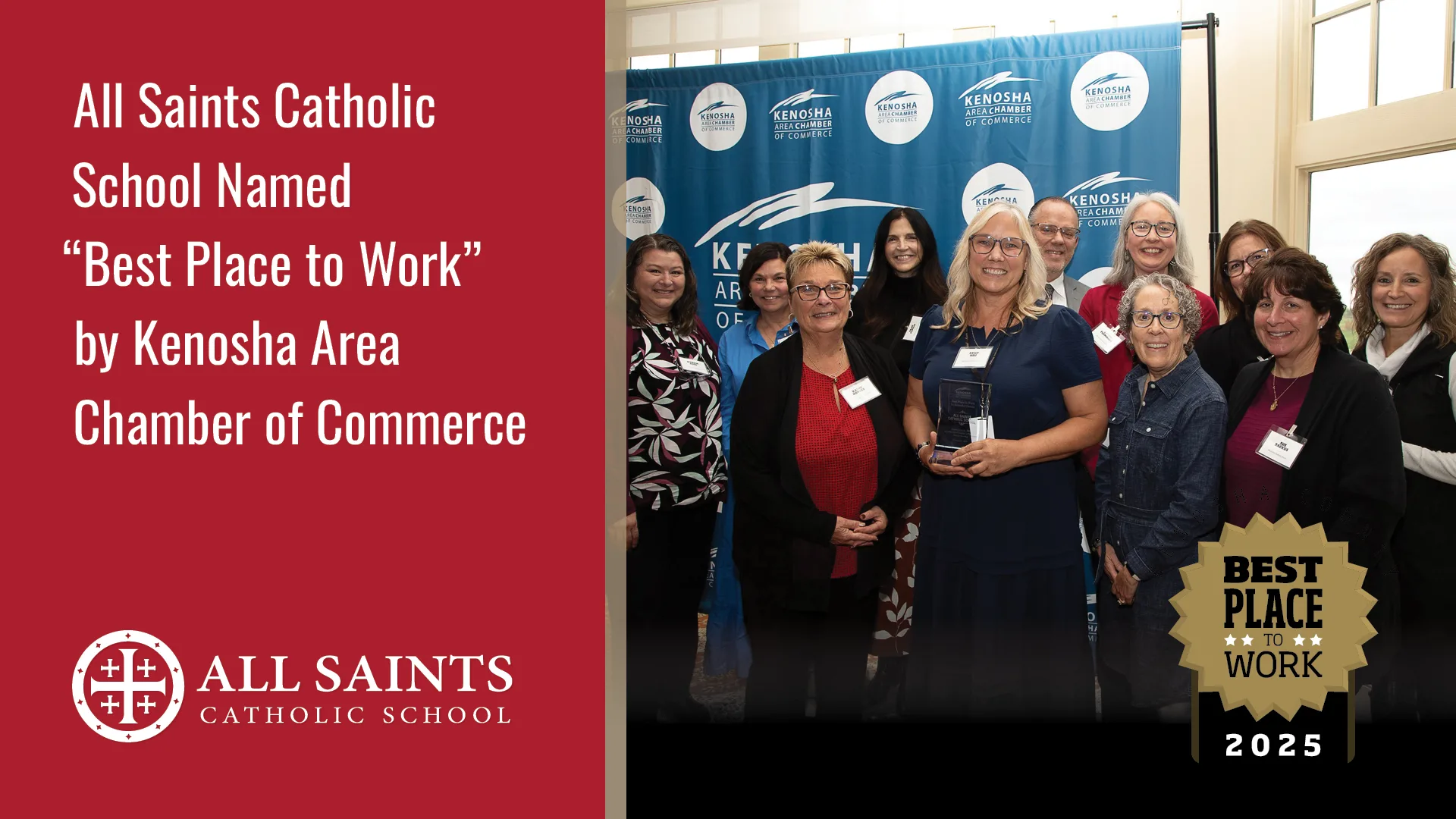 All Saints Named Best Place to Work by KACC
