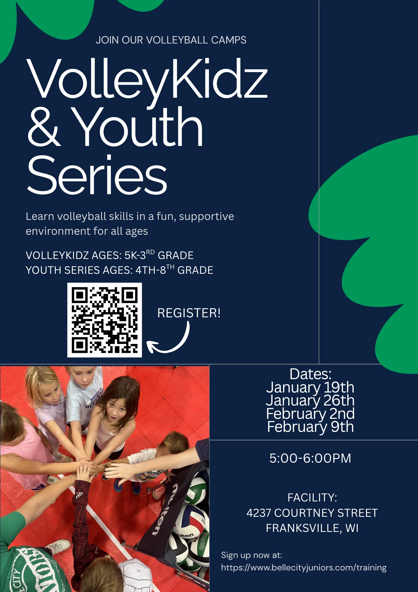 Flyer Volleykidz & Youth Series